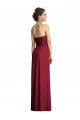 Sweetheart Long Soft Chiffon Burgundy A-Line Sleeveless Formal Dress / Bridesmaid Dress Darwin