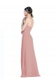 Sweetheart Long Soft Chiffon Dusty Pink Sleeveless Bridesmaid Dress / Formal Dress Darwin