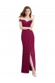 High Neck Long Soft Chiffon & Lace Sleeveless Bridesmaid Dress / Formal Dress Darwin