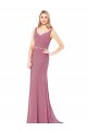 High Neck Long Soft Chiffon Sleeveless Prom Dress / Bridesmaid Dress Darwin