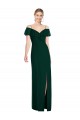 Sweetheart Long Soft Chiffon Ever Green Cold Shoulder Semi Formal Evening Dress / Bridesmaid Dress Darwin