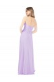 Strapless Long Floor Length Chiffon Lilac Sleeveless Bridesmaid Dress Darwin