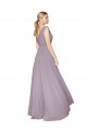 High Neck Long Soft Chiffon Dusty Rose Sleeveless Formal Evening Gown / Prom Dress / Bridesmaid Dress Darwin