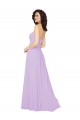 Strapless Long Chiffon Lilac Sleeveless Bridesmaid Dress / Evening Dress Darwin