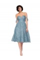 Sweetheart Knee Length Lace Sleeveless Bridesmaid Dress Darwin