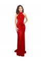 High Neck Long Sequin Red Sleeveless Formal Evening Gown / Prom Dress / Bridesmaid Dress Darwin