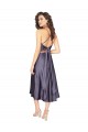 Scoop Neck Midi Length Silk like Satin Dusk Sleeveless Prom Dress / Bridesmaid Dress Darwin