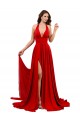 Halter Neck Long Spandex Red Sleeveless Formal Evening Gown / Prom Dress / Bridesmaid Dress Darwin