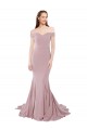 Sweetheart Sweep Train Stretch Crepe Dusty Pink Sleeveless Bridesmaid Dress / Evening Dress Darwin