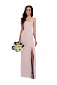 Spaghetti Straps Long Stretch Crepe Sleeveless Formal Evening Gown / Prom Dress / Bridesmaid Dress Darwin