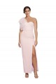 Sweetheart Long Stretch Crepe Pink Sheath Sleeveless Formal Evening Gown / Prom Dress / Bridesmaid Dress Darwin