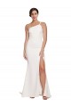 Strapless Sweep Train Stretch Crepe Ivory Sleeveless Semi Formal Evening Dress / Prom Dress / Bridesmaid Dress Darwin