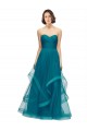 Strapless Long Tulle Turquoise Sleeveless Bridesmaid Dress Darwin