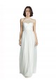 High Neck Long Tulle White Sleeveless Bridesmaid Dress Darwin