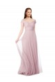 Off the Shoulder Long Tulle Sleeveless Bridesmaid Dress / Evening Dress Darwin